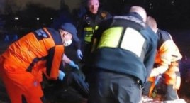 Spotkali rannego mężczyznę. Okazało się, że wpadł do kanału