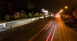 W nocy miastem rządzą lampy SAVA 