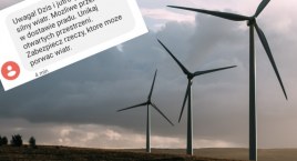 UWAGA! Porywisty wiatr może okazać się niebezpieczny