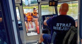 Stracił panowanie nad łódką, nurt zaczął ją znosić 