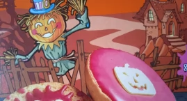 Halloween i pizza bardzo do siebie pasują