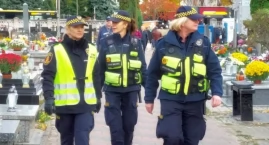 Cmentarne incydenty. Strażnicy reagowali 