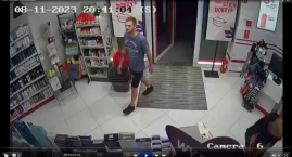 Policja szuka podejrzanego o kradzież