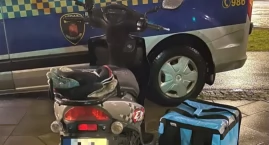 Dostawca jechał pod prąd. Dostarczał nie tylko jedzenie
