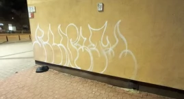 Bazgrała po ścianie i próbowała uciekać przed funkcjonariuszami