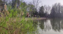 Mężczyzna przez dłuższy czas nie wypływał spod powierzchni wody