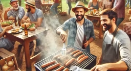 Wolskie Grillowanie 2024. Boczek? Kiełbasa? Po prostu mniam! 