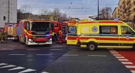 Groźny wypadek na ul. Grójeckiej