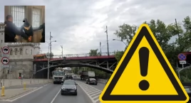 Spowodował kolizję, potem usnął. Zdarzenie na moście Poniatowskiego