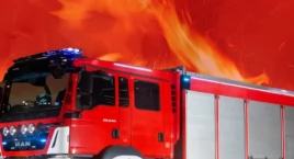 Ogień pojawił się NAGLE. Wybuchł pożar na Śródmieściu
