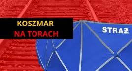KOSZMAR na niestrzeżonym przejeździe w rejonie Borówca