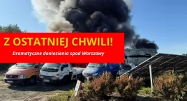 Srogi pożar w miejscowości Bramki. Akcja gaśnicza (ZDJĘCIA)