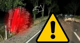 Auto kontra ciągnik. Zdarzenie w Łagunach
