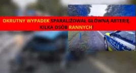 Groźny WYPADEK w Woli Łąckiej. Zdjęcia nie dla wrażliwych!
