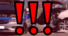 DRAMATYCZNE SCENY NA TARGÓWKU! CITROEN ROZTRZASKAŁ S&hellip;