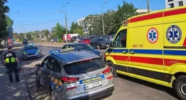PIJANY JECHAŁ NA ROWERZE. Potrącenie na Pradze-Północ!