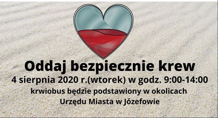 Potrzebna krew! - krwiobus w Józefowie
