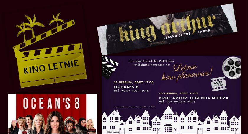 Letnie kino plenerowe w Kołbieli