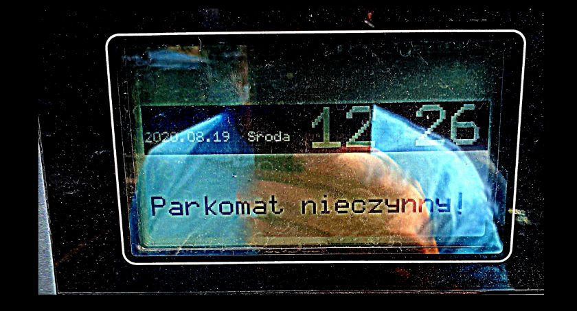 Parkomat nieczynny! - co wtedy? 