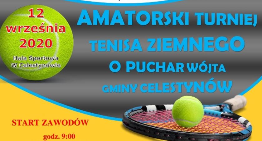 Amatorski turniej tenisa ziemnego w Celestynowie
