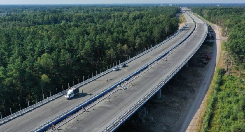 POW od węzła Lubelska na koniec roku