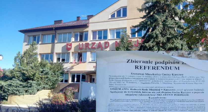 Karczew: Bez przełomu po rozmowach radnych z inicjatorami referendum odwoławczego