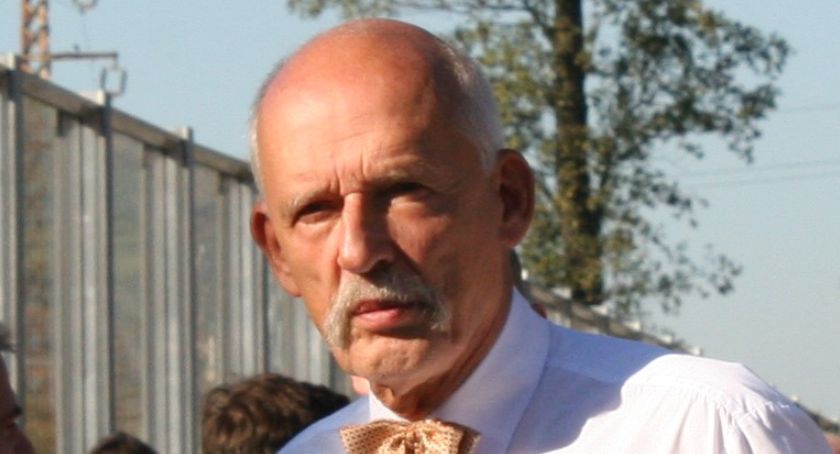 Kolizja z udziałem Janusza Korwin-Mikkego w Otwocku