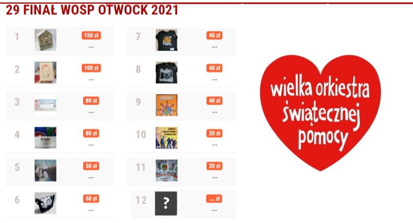 WOŚP Otwock - Jak licytować fanty na portalu