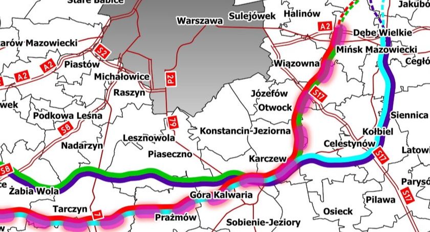 Czerwony korytarz planowanej A50 najkorzystniejszy