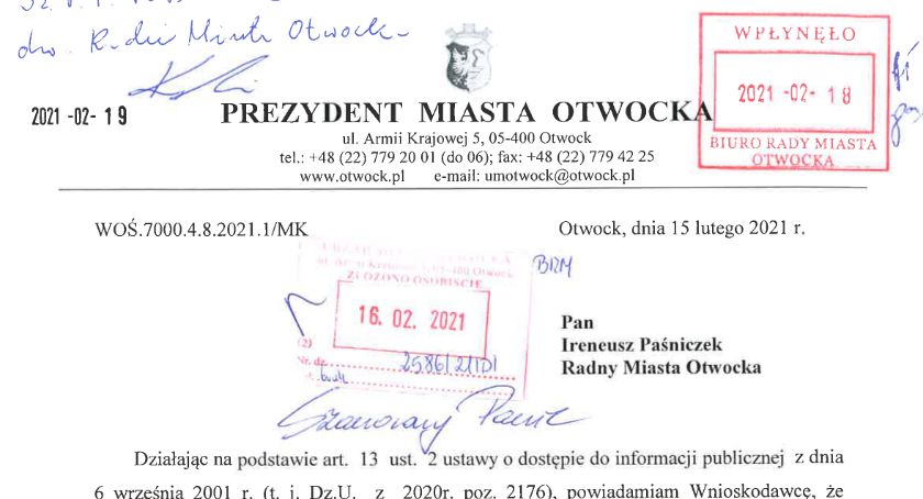 4,3 mln z wolnej ręki na śmieci i brak odpowiedzi na wniosek o dane