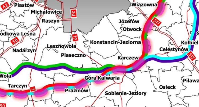 OAW nie przez Glinki i bagno Całowanie - stanowisko Karczewa