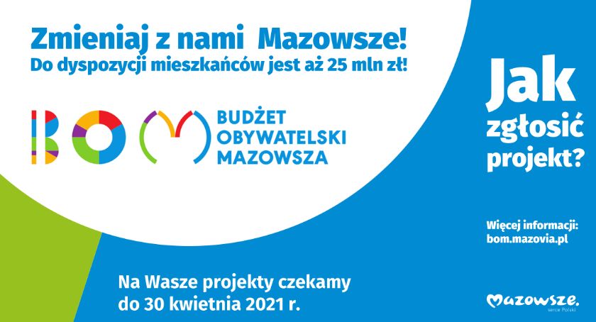 Dwa tygodnie na zgłaszanie projektów do Budżetu Obywatelskiego Mazowsza