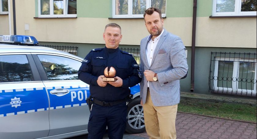 Otwocki policjant Ambasadorem Polski 2020