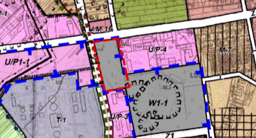 Teren rekreacyjno-usługowy przy Kraszewskiego – plan miejscowy