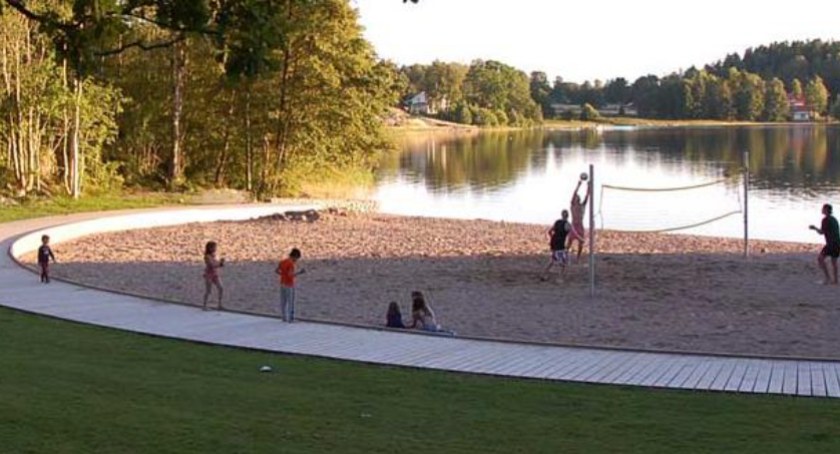 Otwock Wielki. Koncepcja plaży nad Rokolą