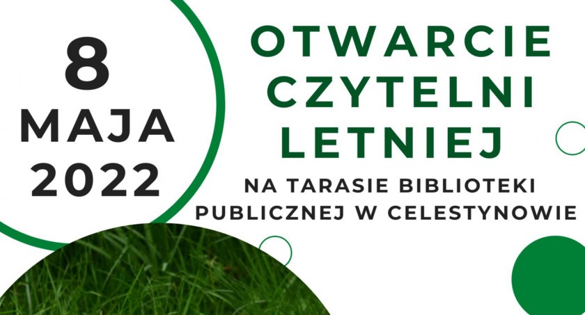 Otwarcie czytelni letniej w bibliotece w Celestynowie