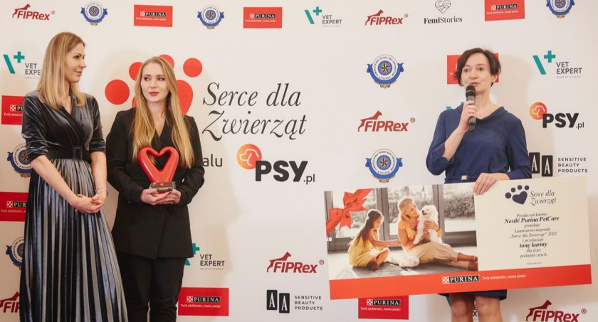 Tona karmy od Nestlé Purina dla laureatek plebiscytu „Serce dla Zwierząt 2022”