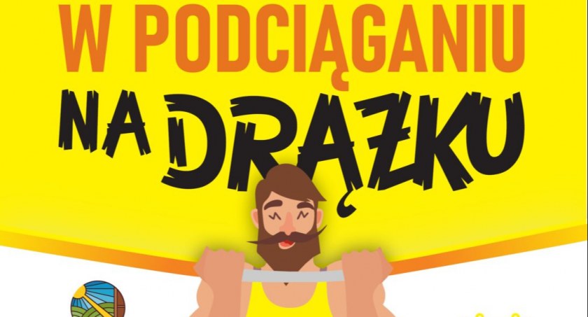 Zawody w podciąganiu na drążku dla hospicjum Promyczek