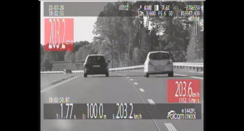 Gnał ponad 200 km/h S17 w Woli Duckiej