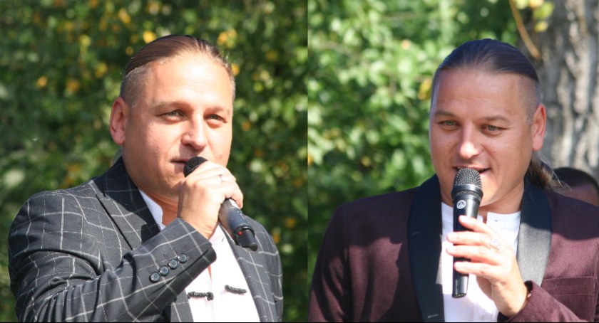 Golec uOrkiestra na dożynkach w Kołbieli