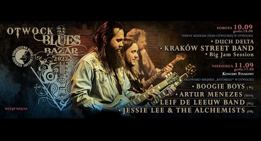 Otwocki 9. Festiwal Blues Bazar już wkrótce