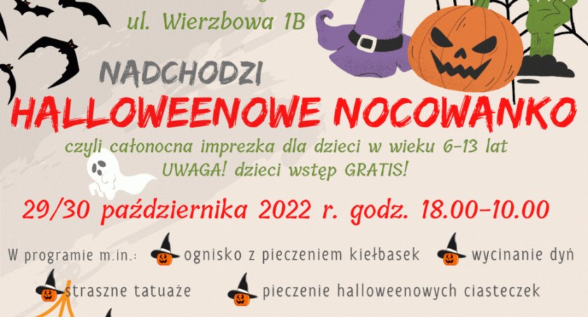 Halloweenowe nocowanko
