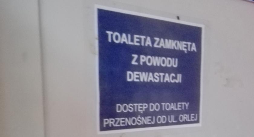 Toalety na stacji Otwock nieczynne