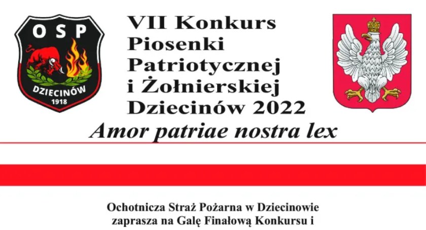 Koncert laureatów piosenki patriotycznej i żołnierskiej w Dziecinowie