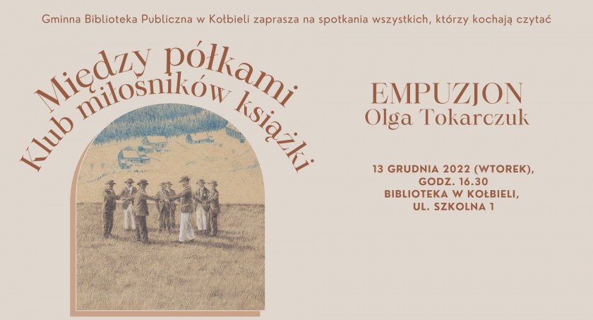 Spotkanie klubu miłośników książki “Między półkami”