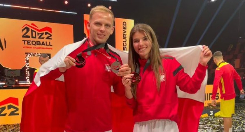 Alicja Bartnicka z medalem mistrzostw świata w teqballu