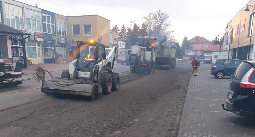 Trwa remont ulicy Kupieckiej w Otwocku 