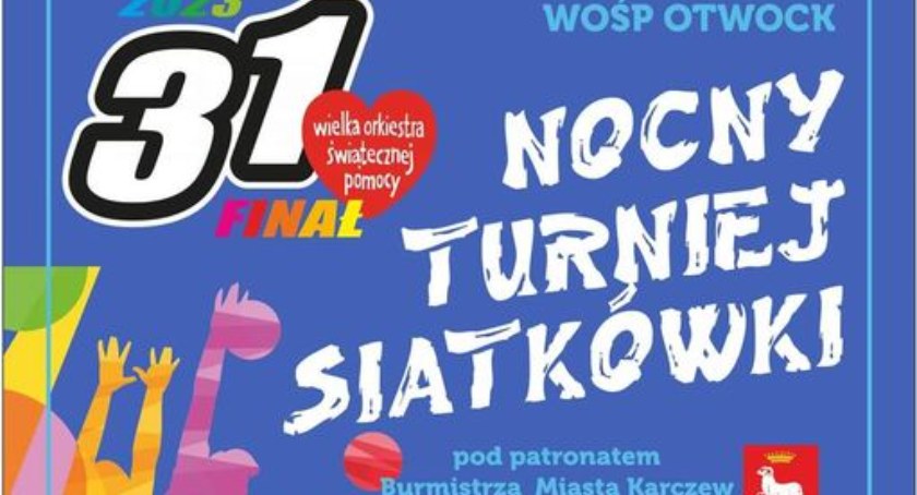Turniej siatkówki na rzecz WOŚP w Karczewie
