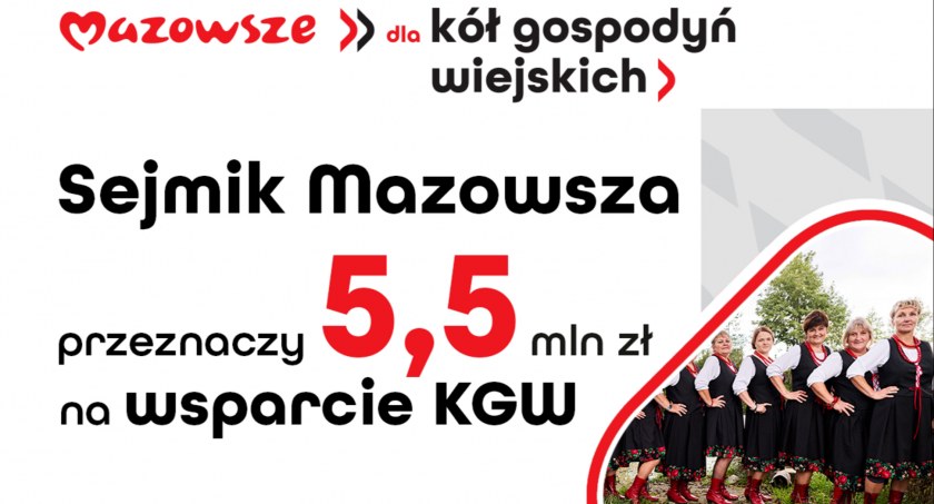 Wsparcie dla kół gospodyń wiejskich - nabór wniosków