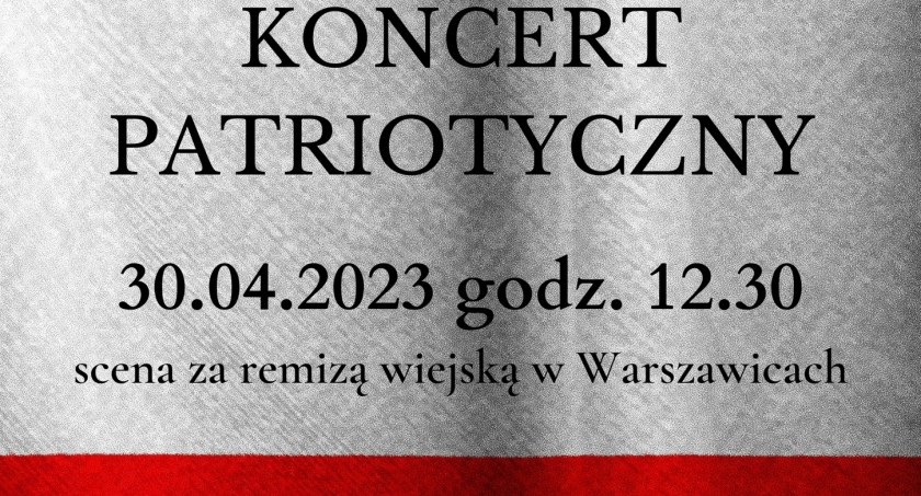 Koncert patriotyczny w Warszawicach